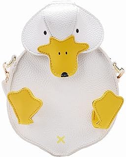 Duck Purse Small PU Leather Crossbody Bag 3D Cartoon Duckling Shoulder Bag Coin Purse Clutch Wallet for Women