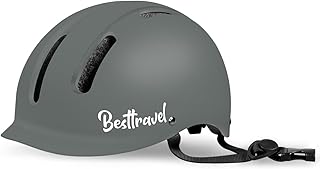 Besttravel Skateboard Helmet, Adjustment Bike Helmets, Multi-Sport Bicycle Skateboard Skating Longboard Commuter Helmet for Men Women