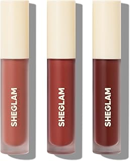 SHEGLAM Matte Allure Private Tourl Liquid Lipstick Set, 3 Pieces