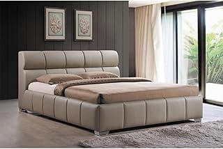 سرير خشبي مودرن BED.MOD.337، مقاس سوبر كينج