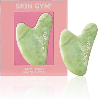 Skin Gym Sculpty Heart Gua Sha Face Massager for Under Eye Bags, Puffy Eyes and Fine Lines Anti-Aging Face Lift Skin Care Beauty Tool