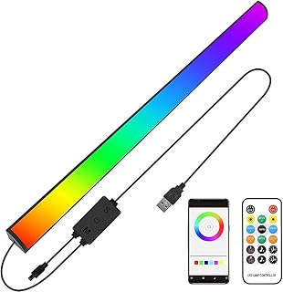 شريط اضاءة LED RGB تحت الشاشة من جوشبيرج لاعداد العاب المكتب يعمل بمنفذ USB 12 انش 351 وضع تغيير لون لاسلكي مع جهاز تحكم عن بعد لديكور الغرفة والمكتب والكمبيوتر