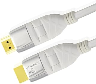 كيبل فليكس HDMI مرن قابل للتعديل بطول 1.5 متر من ماكونا، ذهبي 24 قيراط (v2.0/1.4a 21Gbps) 1080p، 4k، 3D، PS4، XBOX ONE، DVD، بلو راي، سكاي HD، فيرجن بوكس، UHD، FHD LCD، ARC، صوت ترو اتش دي