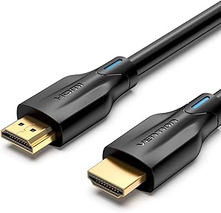 فينشن كيبل HDMI 8K، كيبل HDMI 2.1، فائق السرعة 48Gbps 8K@60Hz 7680P دولبي فيجن، استمتع برؤية HD للعبة، متوافق مع PS5 وPS4 وPS3 (كيبل HDMI دائري 8K، 5 متر)