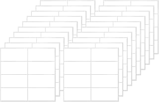 ملصقات بيضاء من فايندات مقاس 1.57 × 0.75 انش من الفينيل، ملصقات ترميز ملونة متنوعة قابلة للازالة ذاتية اللصق ومقاومة للماء للمنزل والمكتب والمخزون، 160 قطعة