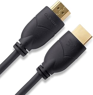 كيبل HDMI بيسيك عالي السرعة بطول 16 قدم/5 متر (HDMI Type A، v2.1/2.0b/2.0a/2.0/1.4) - 4K، 3D، UHD، ARC، FHD 2160P، HDR لبلاي ستيشن 4 واكس بوكس ون ووي وسكاي كيو لتلفزيونات LCD وLED وUHD و4K - اسود