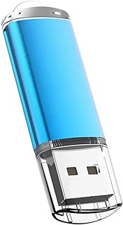 ماسبين ذاكرة فلاش USB سعة 32 جيجابايت، ذاكرة USB 2.0 عالية السرعة، ذاكرة جامب درايف بسحاب، لون ازرق، 32 جيجابايت