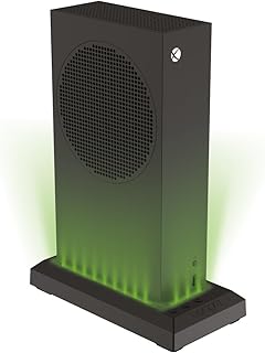 Venom Multi-Colour LED Light-up Console Stand - Black (Xbox Series S)، من فينوم، أسود