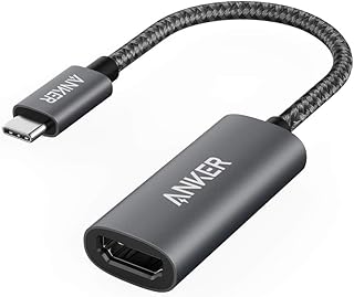 انكر محول USB C الى HDMI (4K@60Hz) 310 (4K الومنيوم محمول لماك بوك برو اير ايباد بيكسل اكس بي اس جالكسي وغيرها أسود