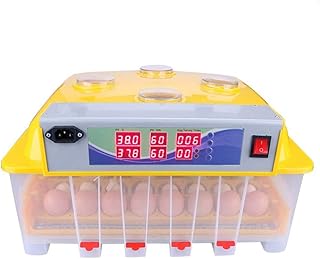 Automatic 36 Egg Incubator, Intelligent Digital with LED Temperature Display and Precise Temperature Sensor,Double Powerure Display and Precise Temperature Sensor,Double Power