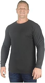 Kam Big Mens Espin Thermal Long Sleeve Top Base Layer for Size 2XL 3XL 4XL 5XL 6XL 7XL 8XL، من كام