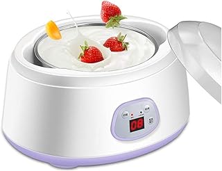 1L Electric Automatic Yogurt Maker Machine Yoghurt DIY Tool Plastic Container Kithchen Appliance 15W (Color : Pink) (Blue) (Blue)(Wine)