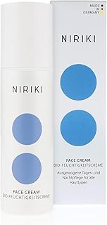 NIRIKI Face Cream, Moisturising Cream for Day and Night with Cold-Pressed Organic Oils, Organic Certified Natural Cosmetics from our Factory in Chiemgau, Bavaria, 50 ml