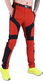 Men's Quick Dry Breathable Hiking Camping Pants,Male Spring Summer Thin Elastic Slim Track Pants.