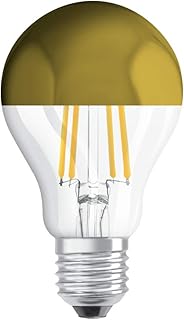 اوسرام مصباح LED | القاعدة: E27 | أبيض دافئ | 2700 كلفن | 4 واط | بديل لـ 37 واط | مرآة LED كلاسيكية A