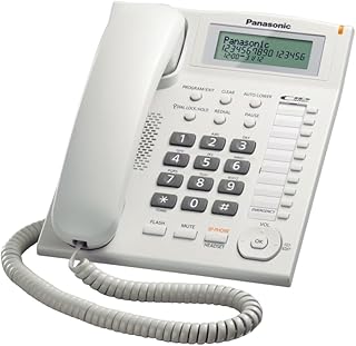 باناسونيك هاتف سلكي بخط واحد KX-TS880MXWD (ابيض)