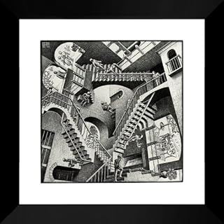 طباعة فنية مؤطرة 20x20 بواسطة M.C. Escher