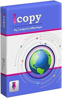 ورق مكتب A4 من ايكوبي، ورق طابعة ابيض A4، عبوة واحدة من 500 ورقة (80 غرام لكل متر مربع)، ورق ليزر نافث الحبر A4 متعدد الوظائف (حزمة واحدة، A4)