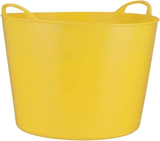 Dirty Clothes Bucket Laundry Basket Toy Storage Basket Without Lid Storage Bucket Muck Buckets & Builders Tubs (Yellow)