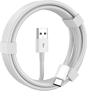 شاحن سيارة كاربلاي لايفون 15/15 برو ماكس/15 بلس، كيبل USB A الى USB C لابل كاربلاي/ايباد الجيل العاشر/برو/اير الجيل الخامس/الرابع/ميني الجيل السادس، سلك شاحن سيارة ايفون بطول 3 قدم