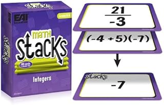 التعليم القائم على الذكاء الاصطناعي لعبة Math Stacks Integers: الصفوف 6-8