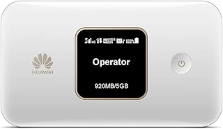 هواوي E5785 ابيض 4G 300 ميجابت في الثانية واي فاي محمول للسفر - بطارية تدوم طويلا 3000 مللي امبير الساعة غير مقفلة لجميع الشبكات