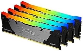 كينغستون ذاكرة العاب فيوري رينيجيد RGB 64GB 3600MT/s DDR4 CL16 DIMM (مجموعة من 4) 1Gx8 - KF436C16RB12AK4/64