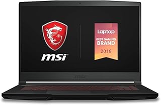 MSI لابتوب العاب GF63 رفيع 9SC-068 بشاشة 15.6 انش، اطار رفيع، انتل كور i5-9300H، نفيديا جيفورس GTX1650، 8GB، ذاكرة مستديمة 256GB NVMe SSD، ويندوز 10 هوم