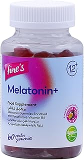 فاينز قطع حلوى الميلاتونين-60 قطعه حلوى-Fine's Melatonin gummies-60 Pectin Gummies