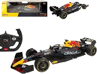 كولور بيبي 41286 راستار F1 اوراكل ريد بول ريسينغ RB18 منتج مرخص رسميا بمقياس 1:12 فورميلا 1 سيارة تحكم عن بعد بتردد 2.4GHz 6 اتجاهات لعبة التحكم عن بعد، أزرق