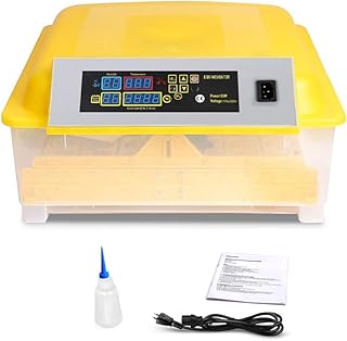 48 Egg Incubators for Hatching Eggs Automatic Poultry Hatcher Digital LED Displays Temperature Control for Chickens Ducks Goose Birds Pigeoe Control for Chickens Ducks Goose Birds Pigeon (220V)(Navy)