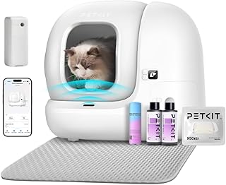 (2025) NEW VERSION, Pura Max 2.0 Automatic Cat Litter Box, Self Cleaning Cat Litter, xSecure/odour Elimination/APP Control/Maximum 76L Capacity for Multiple Cats