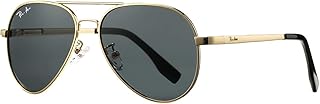 Pro Acme Small Polarized Aviator Sunglasses for Kids and Youth Age 3-18 with Two Sizes 50MM 52MM