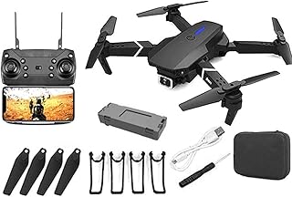 GPS Drone E88 Pro للبالغين 4K كاميرا قابلة للطي فيديو مباشر بدون طيار RC كوادكوبتر طائرات مع بطاريتين واستقرار