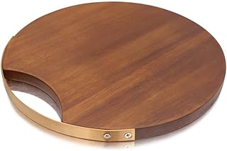 Wood Chopping Blocks Kitchen Food Plate Pizza Sushi Bread Whole Tray Cheese Vegetables Plate Non-Slip Chopping Blocks Simple，