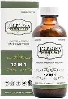 Jackson's 12-in-1 Cell Salt - Certified Vegan, Lactose-Free All 12 Cell Salt Combination (2000 pellets of size 40)