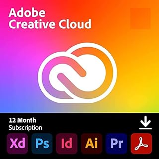 Adobe Creative Cloud | Entire Collection of Adobe Creative Tools Plus 100G Storage | 12-Months subscription, PC/Mac