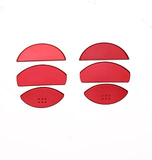 Szwaldaper Aluminum Decoration Cover Trim Air Conditioning AC Vent Outlet Ring Sticker, for Suzuki, for Jimny Car Accessories Car Air Vent Trim Ring(Red)