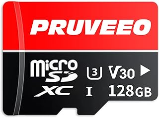 بروفيو بطاقة ذاكرة MicroSDXC سعة 128GB مع محول لكاميرا D90/D80/J20 وكاميرا الجسم وكاميرا المراقبة - الفئة 10، U1، V30 (‎MB-MJ128KA/AM)