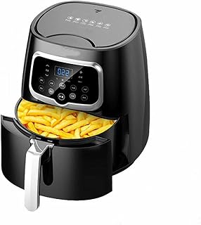 Full Automatic Air Fryer, Large Capacity Multi Functional Intelligent Touch Screen Oil Electric Fryer, Accurate Time Control, Uniform Heating