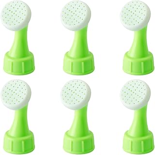 Lotsdonxia 6 Pcs Small Plastic Watering Can Sprayers – Garden Irrigation Tools with Even Water Dispensing for Succulent Plants, Seedlings & Potted Plants (Green)