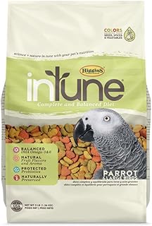 Higgins Intune Natural Food Mix For Parrots 3 Lb, Multicolour