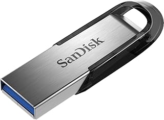 سانديسك ذاكرة فلاش USB من الترا فلير - 128 جيجابايت - فضي، سعة 128.0 GB