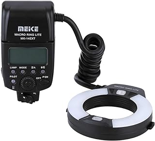 ضوء فلاش حلقة ماكرو من Meike iTTL TTL LED لكاميرا Nikon d3400 d5600 d5300 d3300 d3200 d3100 d5500 d5200 d5100 d7100 d750 d850 d7200 d500 d810 d7500 d5600 d5500 d7000 d3300 DSLR مع حامل حذاء ساخن