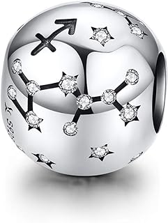 Constellation Charm 925 Sterling Silver Birthday Charm Anniversary Charm Love Charm Faith Charm for Pandora Charm Bracelet