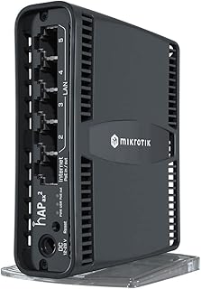 MikroTik C52iG-5HaxD2HaxD-TC - hAP ax² ax² C52iG-5HaxD2HaxD-TC 802.11ax. 1200 ميجابيت ثانية 5 GHz / 574 2.4 ثانية. منافذ اتصال الشيكة المحلية LAN RJ-45