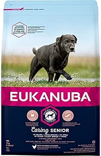 Eukanuba Dog Food with Fresh Chicken for Large Breeds, Premium Dry Food for Senior Dogs, 3 kg