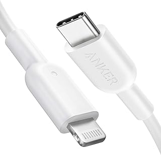 انكر كيبل USB C الى لايتنينج، شاحن ايفون 11 [3 قدم معتمد من ابل] باورلاين II لايفون اس اي/11 برو/اكس/اكس اس/اكس ار/8 بلس/ايربودز برو، يدعم توصيل الطاقة