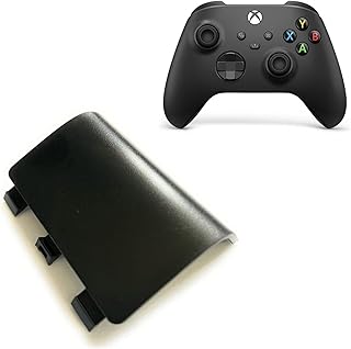 Gamer Gear Xbox Series X & S Controller Battery Cover Pack Back Shell Lid Replacement - Black