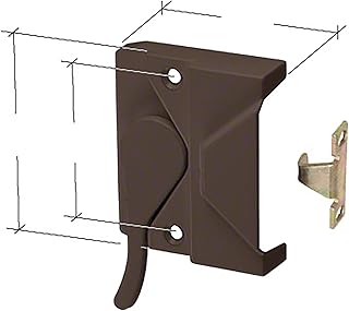 قفل النافذة CRL برونزي لليد اليمنى - 3/8 "ثقوب برغي بواسطة CR Laurence
